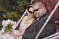 photo mosaic anniversary wedding couple marriage love gift wife husband fiance carriage bride groom