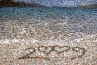 photo mosaic landscape ocean beach nature environment outdoors sand text words love