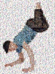 photo mosaic dance people person art creative portrait artistic distant distance