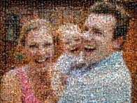 photo mosaic family love people faces group baby child couple