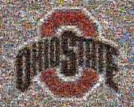 photo mosaic logo team sports college ohio state text words university school