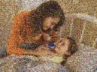 photo mosaic advertisement vicks p&g company corporate employee business faces people