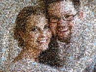 photo mosaic people faces love wedding beauty relationship marriage married couple