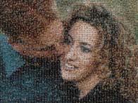 photo mosaic wedding couple marry marriage anniversary portrait relationship valentines birthday love