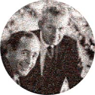 photo mosaic black and white business men color cells retirement gift present going away corporate
