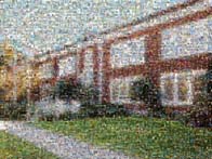 photo mosaic students elementary school building child education children house fund raiser fundraiser
