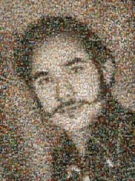 photo mosaic father dad old time photo old-time black and white color photos family fathers day gift present birthday