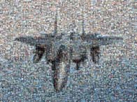 photo mosaic fighter jet plane army air force f15 navy marine missile