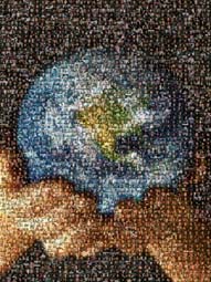 photo mosaic globe world hands school fund raiser fundraiser holding class fourth grade education