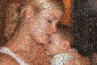 photo mosaic mother baby newborn motherhood little child holding hug kiss snuggle hold caring loving love
