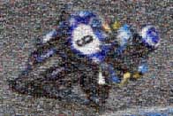 photo mosaic sport motorcycle race racing bike speed biker professional racer sport action