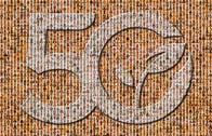 photo mosaic raised text anniversary corporate business overlay