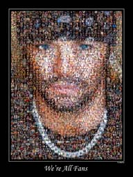 photo mosaic artist music famous portrait man fan brett entertainment
