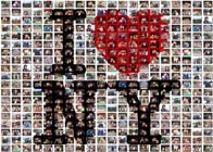 photo mosaic ny new york logo city raised people