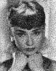 photo mosaic audrey hepburn portrait black white b&w movie film nostalgic face