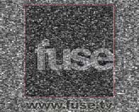 photo mosaic corporate fuse TV television banner mural text logo black and white music artist band