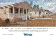 photo mosaic corporate commercial school family fund raising habitat humanity house disaster hurricane katrina New Orleans advertisement border text