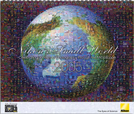 photo mosaic earth globe microorganisms calendar corporate office book cover