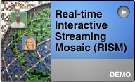 real-time photo mosaic event demo