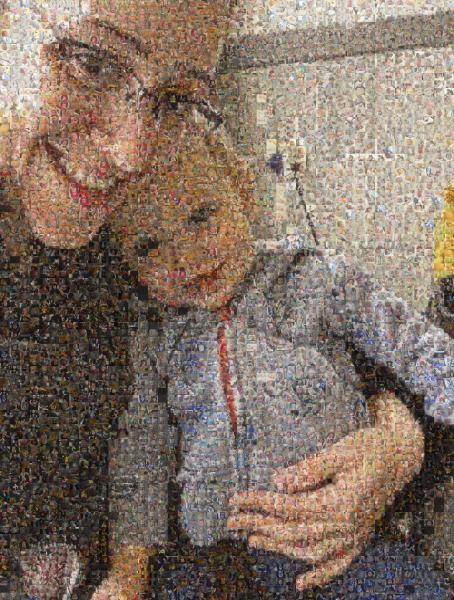 Mom and child photo mosaic