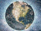 Earth Photographic mosaic /m/02j71 Outer space Planet Sphere Celestial Object Globe create Space Atmosphere World Nature Natural environment Atmospheric phenomenon Astronomical object Science Circle Map