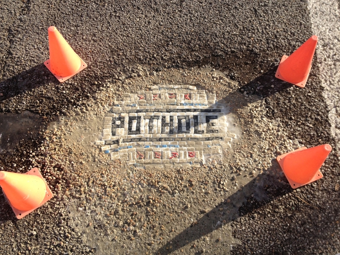 Jim Bachor - Chicago pothole mosaics