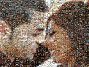 Picture Mosaics|Photo Mosaic Gallery - Newly Weds