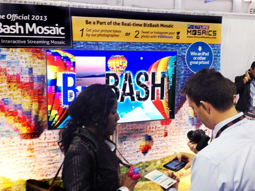 BizBash IdeaFest 2013 - Real-time Interactive Photo Mosaic