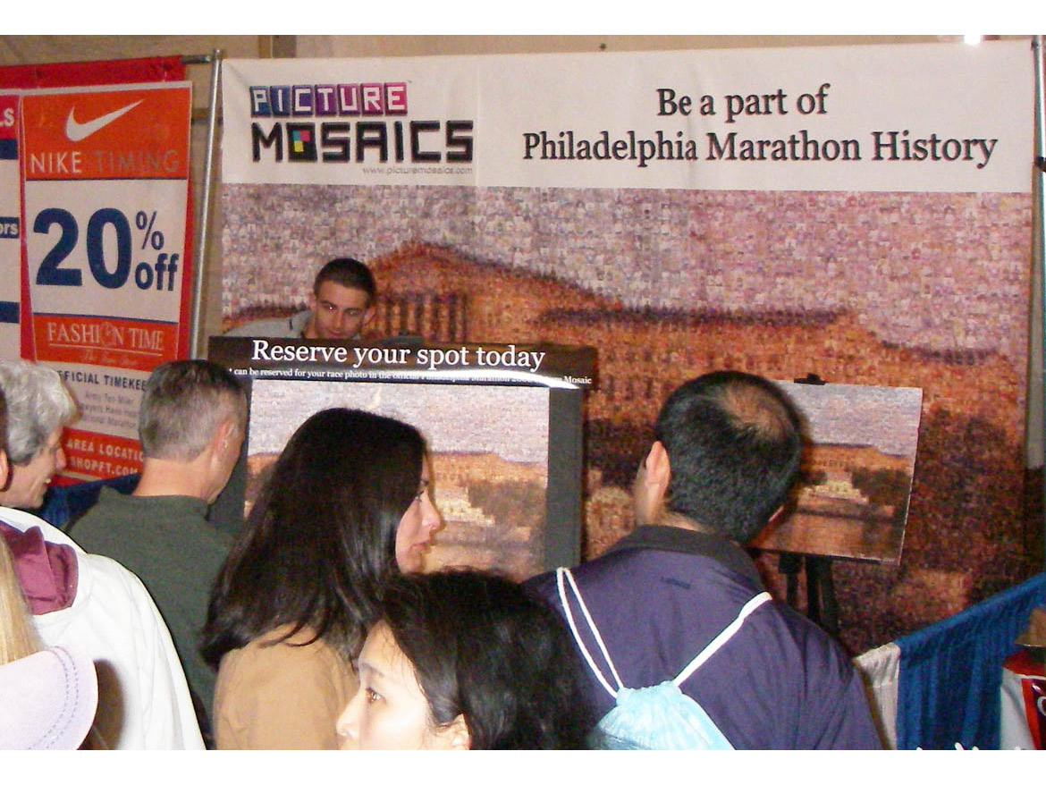Philadelphia Marathon - Interactive Event Photo Mosaic