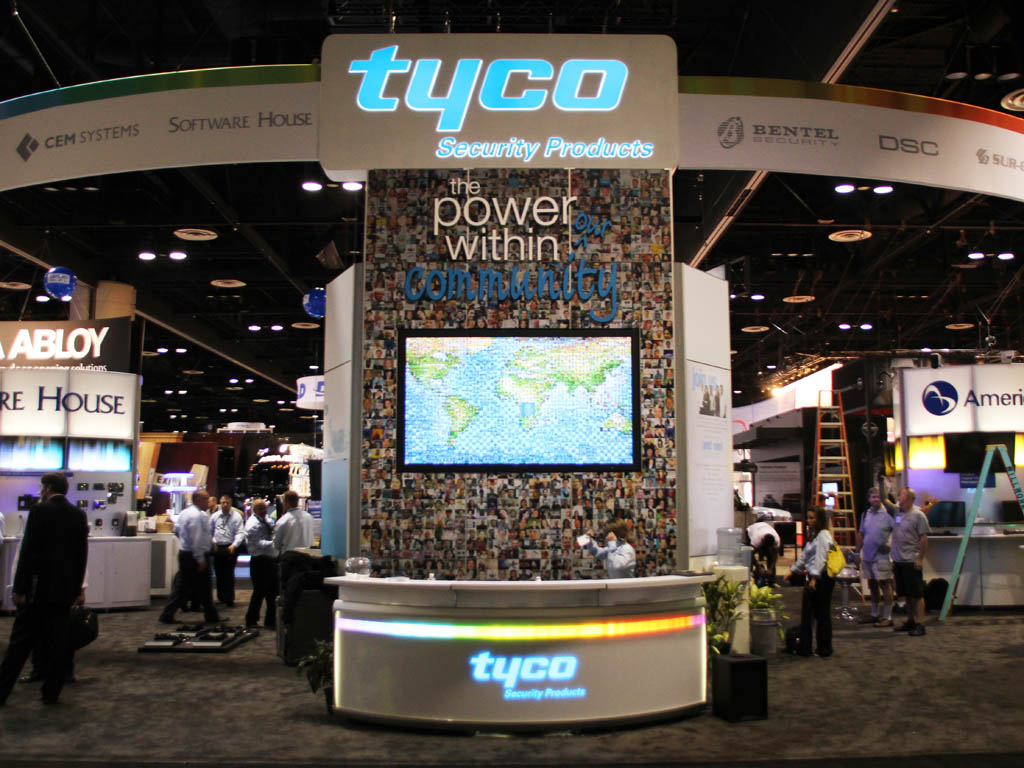 Tyco ASIS 2011 - Real-time Interactive Photo Mosaic