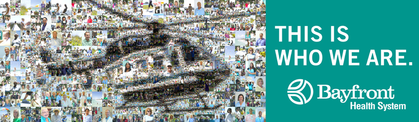 Bayfront Health System 2011 Photo Mosaic Billboard Ad Campaign