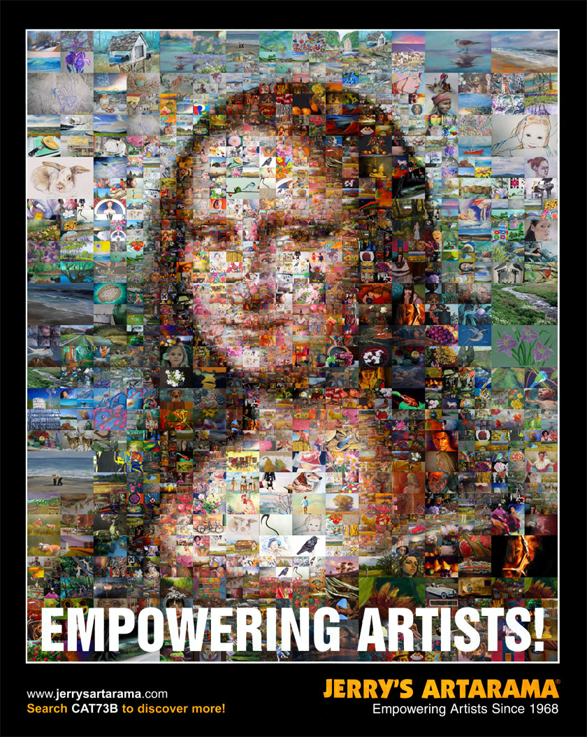 The 2012 Mona Lisa Mosaic Jerry's Artarama Catalog Cover