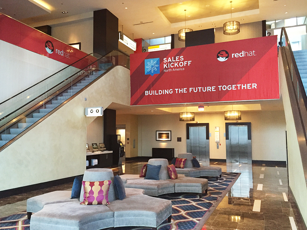 Live Digital Mosaic at the Red Hat Sales Kickoff