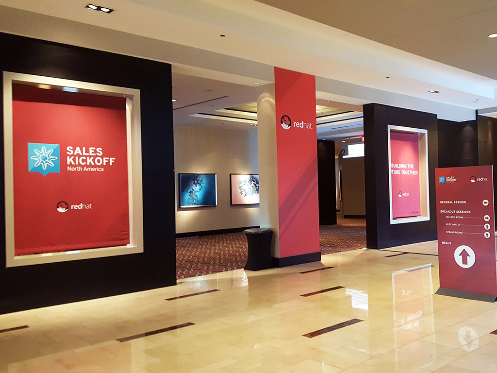 Live Digital Mosaic at the Red Hat Sales Kickoff.