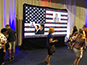 Guest admiring the Live Digital Mosaic at PoliticalFest 2016
