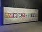 Completed Live Mosaic mural at the Lidl Conference in Dublin