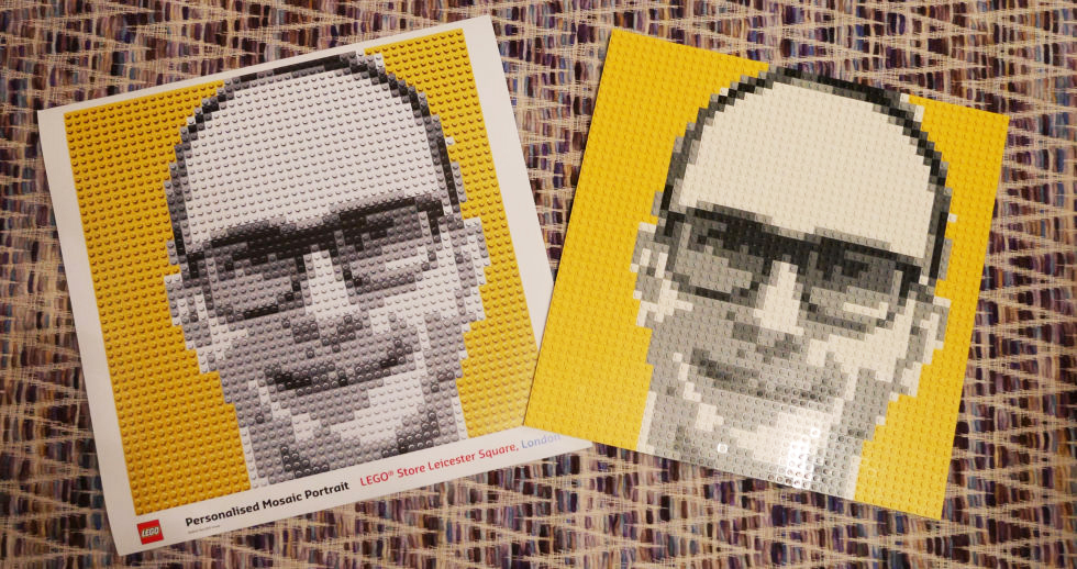 LEGO My Photo Picture Mosaics Blog