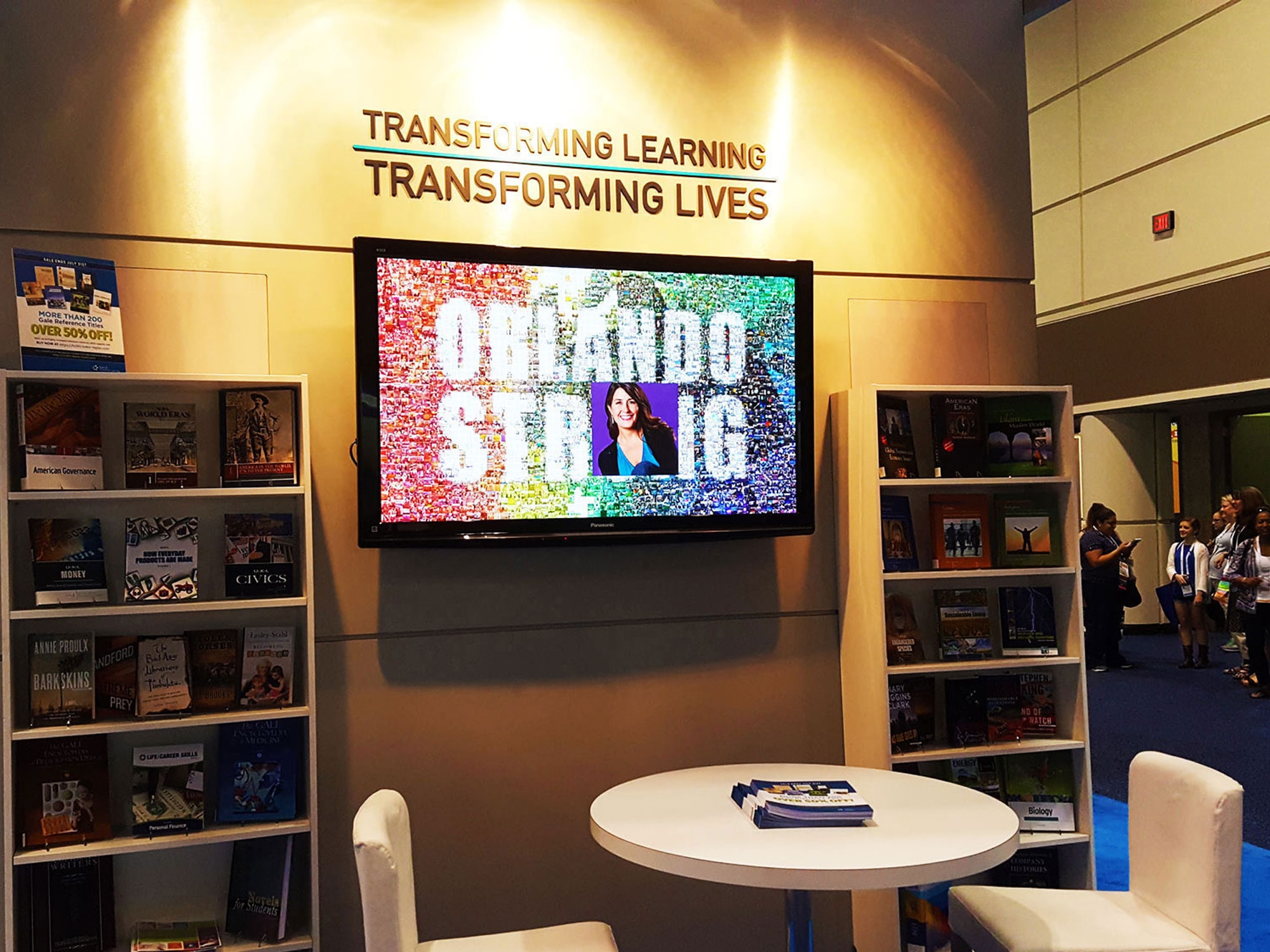 Digital version of the Live Print Mosaic at the ALA Annual Conference
