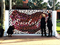 Guests placing their photos onto the Live Print Mosaic wall