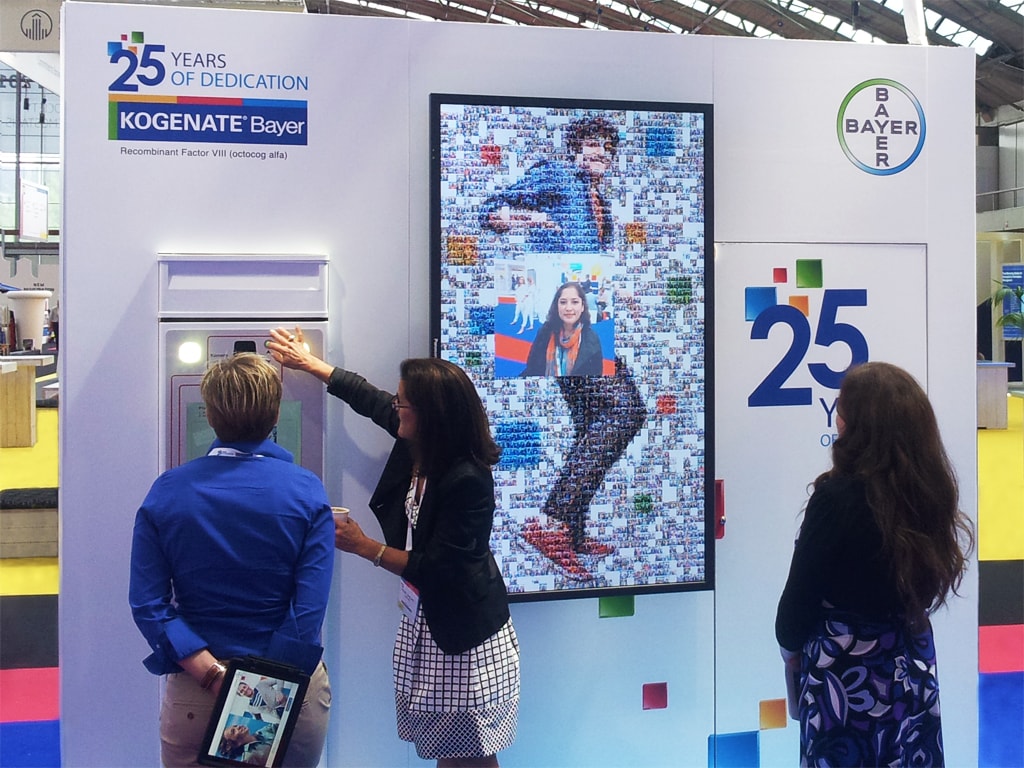 Real-time Interactive Photo Mosaic Event Bayer XXIV Congress of the ISTH, Amsterdam