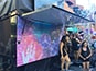 Full photo mosaic displayed at Mercedes’ booth during the Pride Toronto event