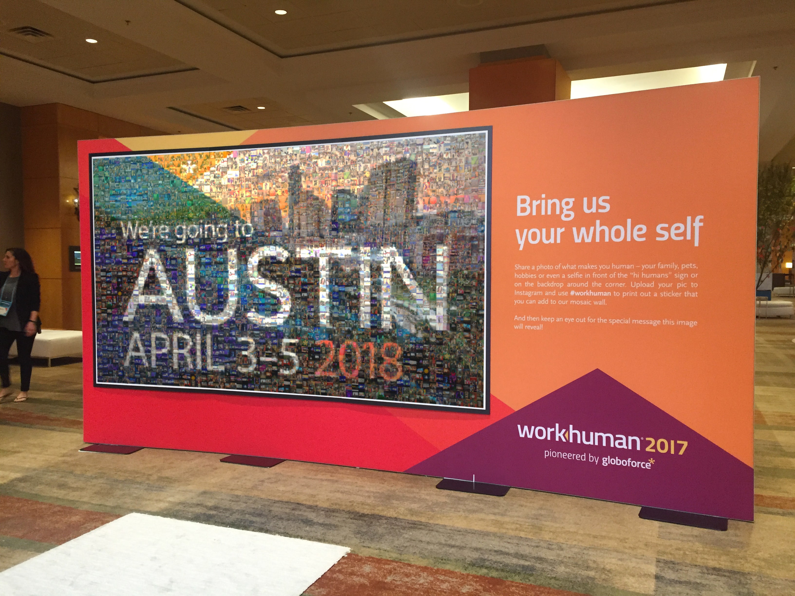 WorkHuman 2017 Live Print Mosaic Event