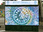 Completed live print mosaic at Camp Mars featuring event photos