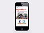 Branded We Are Energy takeaway email displayed on guest’s iPhone