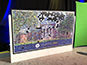 Photo mosaic in near-completion with only a few tiles missing
