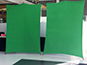 Branded photo backdrop setup for guest portraits at ExxonMobil event