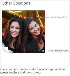 Example of competitor’s photo cell design for mosaic tile comparison
