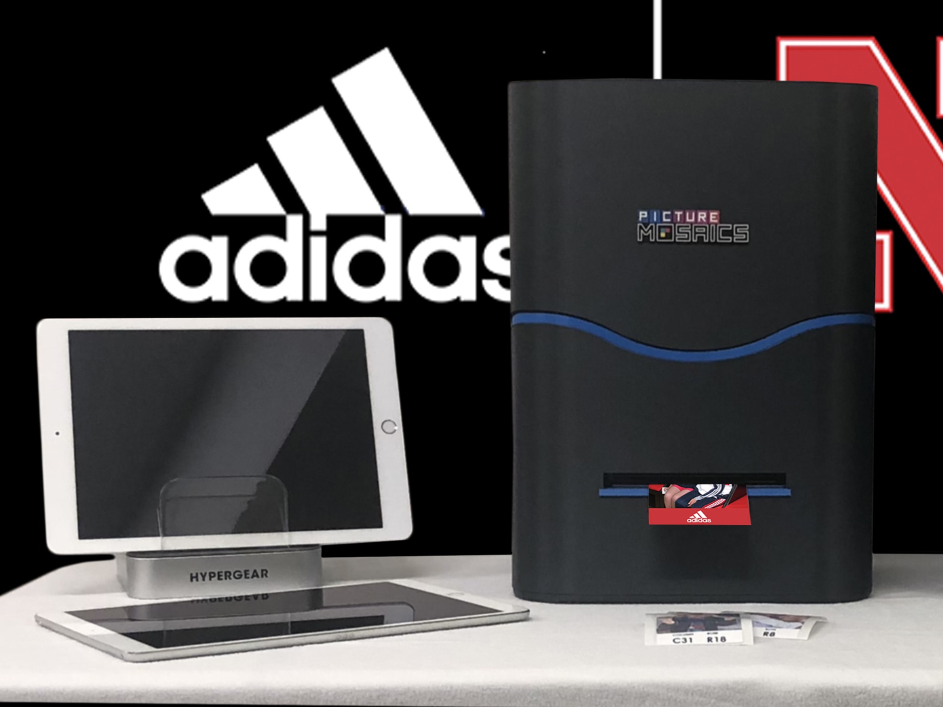 Photo printer used on-site for the Adidas Live Print Mosaic experience.