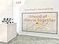 Completed Sketch Mosaic wall at the GSK booth during ACR conference.