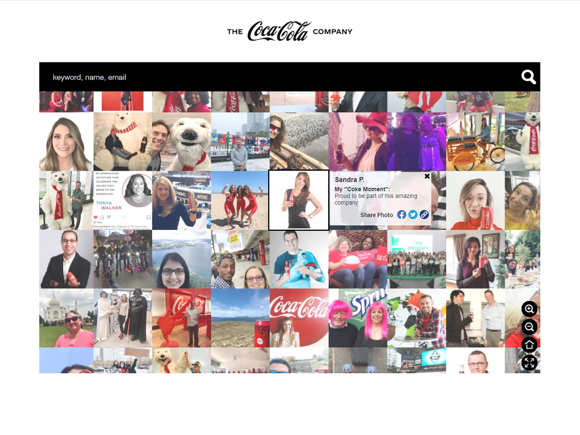 Virtual Interactive Mosaic: Coca-Cola